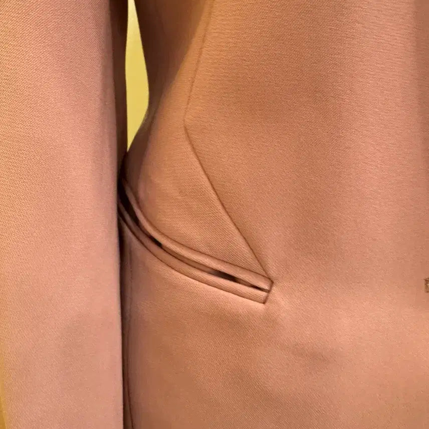 [BUNJANG] Bonnie Alex Beige and Pink Tailored Blazer / bonnie alex 배색 테일러드 자켓 55 베이지 핑크 정장자켓