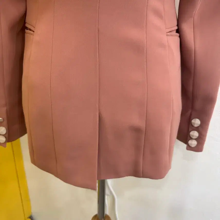 [BUNJANG] Bonnie Alex Beige and Pink Tailored Blazer / bonnie alex 배색 테일러드 자켓 55 베이지 핑크 정장자켓
