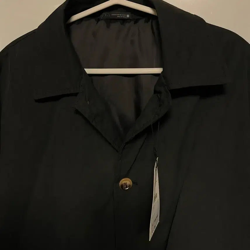 [BUNJANG] ZARA Relaxed Fit Trench Coat / 자라 블랙 릴렉스핏 트렌치코트