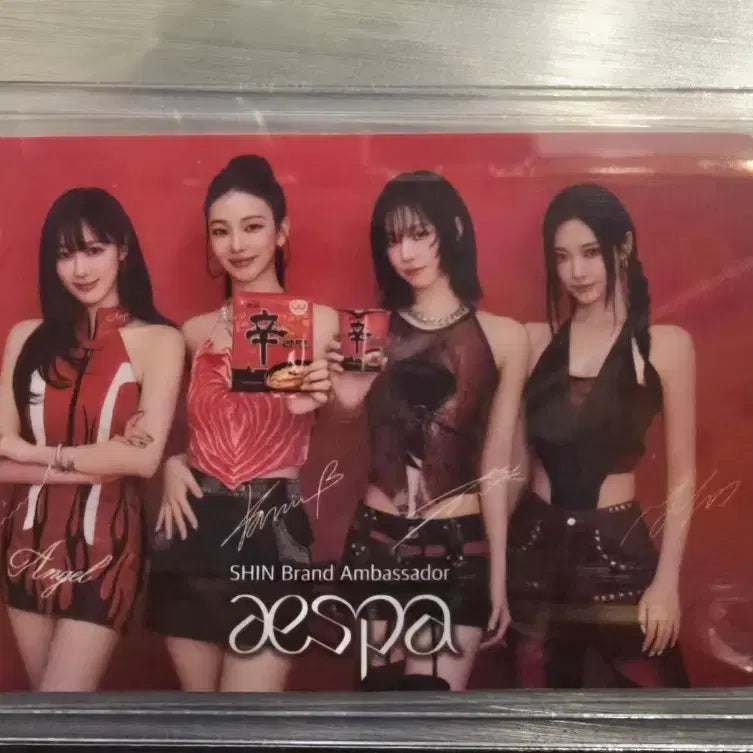 [BUNJANG] aespa Shin Ramyun Photocard / 에스파 신라면 포카