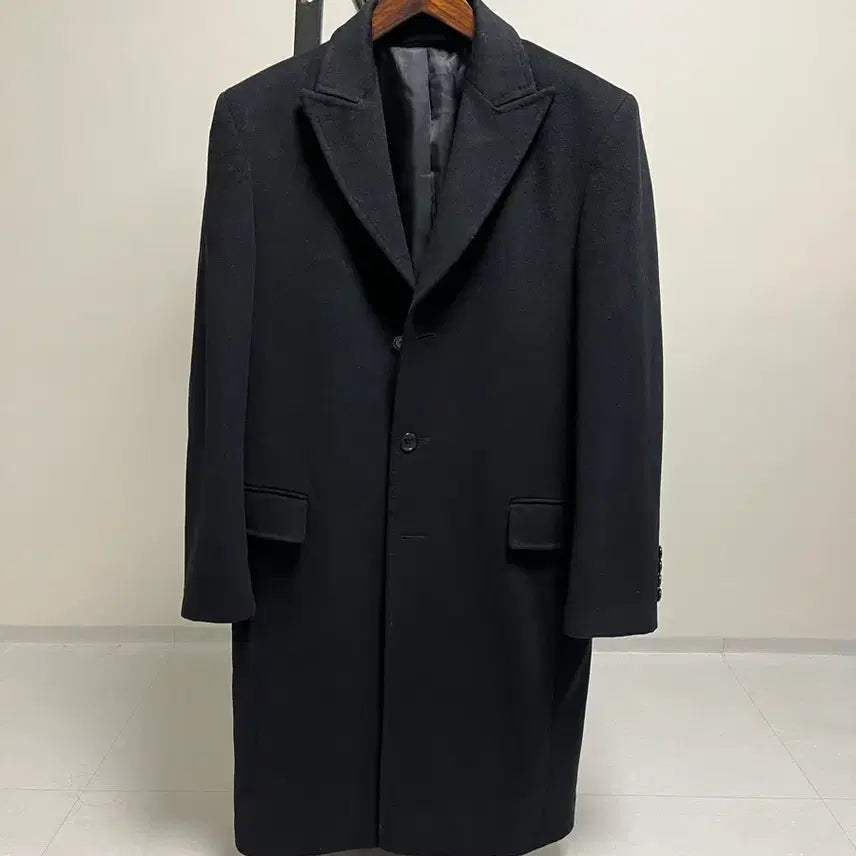 [BUNJANG] Reporter Black Coat / Reporter 블랙 코트