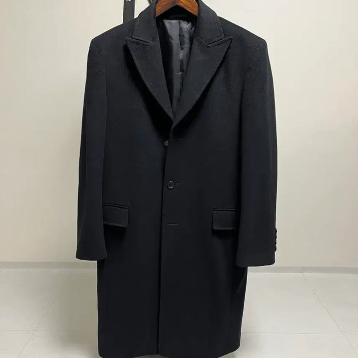 [BUNJANG] Reporter Black Coat / Reporter 블랙 코트