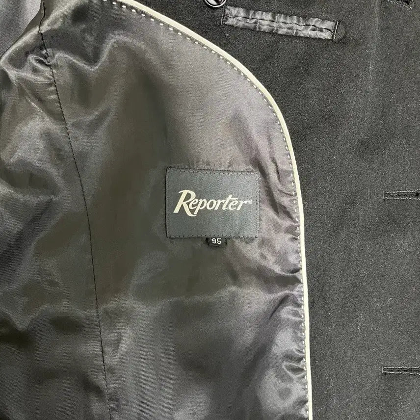 [BUNJANG] Reporter Black Coat / Reporter 블랙 코트