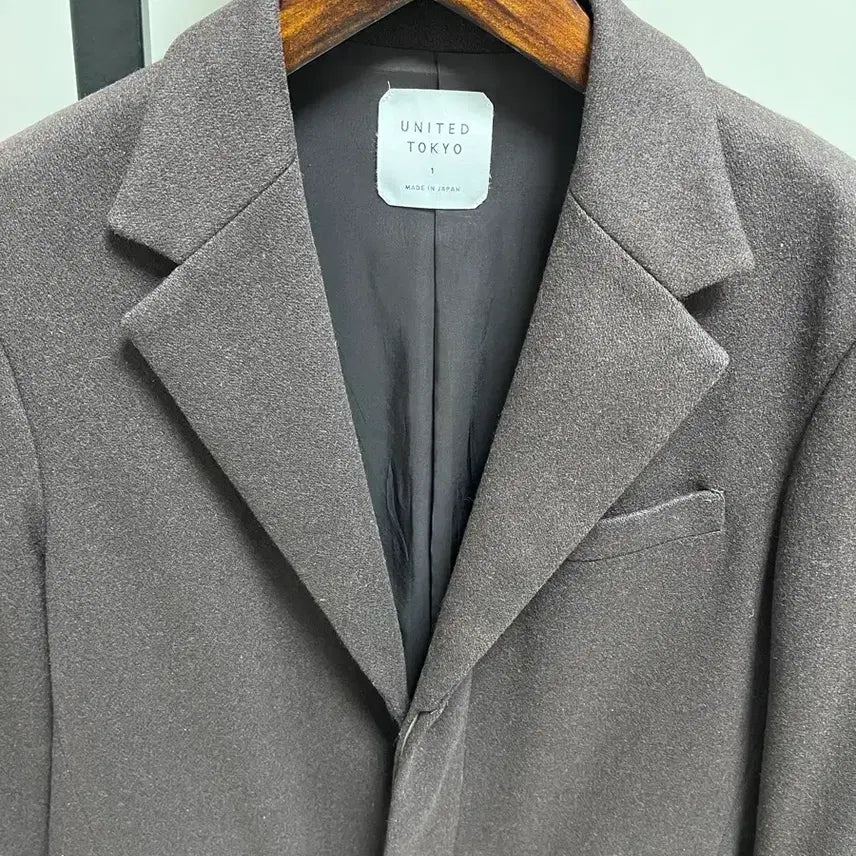 [BUNJANG] UNITED TOKYO Brown Wool Blend Coat / UNITED TOKYO 브라운 코트
