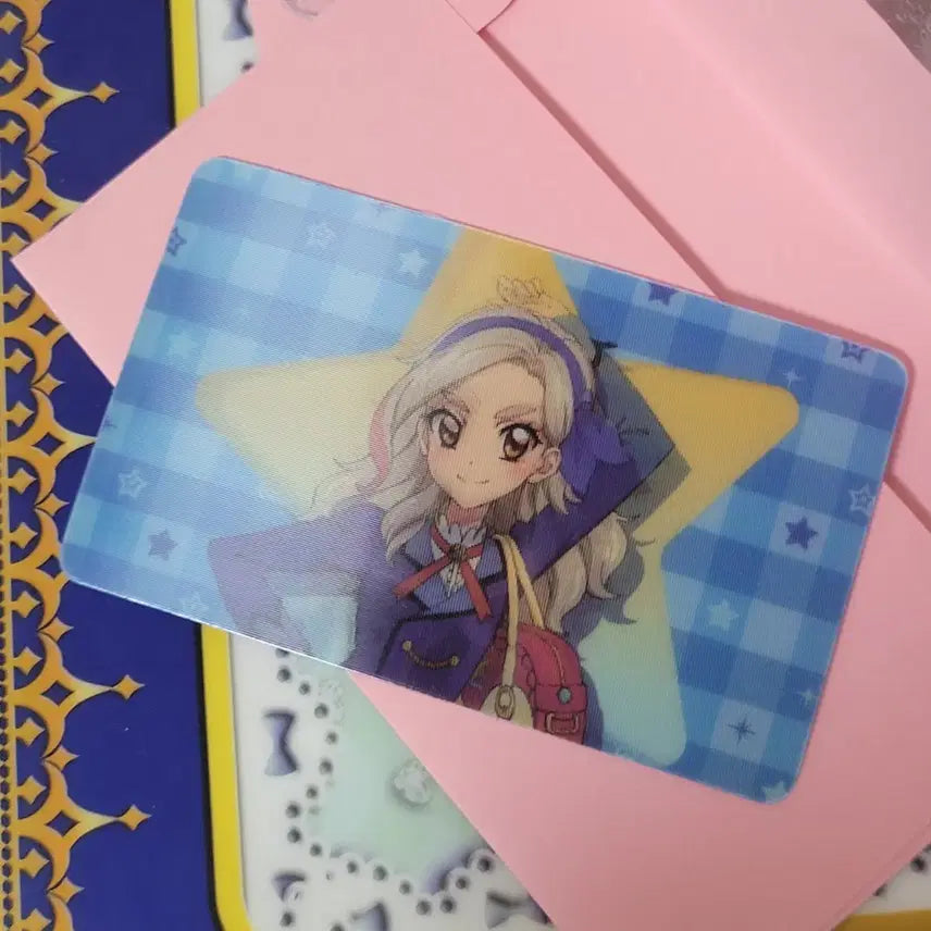 [BUNJANG] Aikatsu! &amp; Pripara Lenticular Student ID - Rin, Paruru, Grey / 교환/양도 아이엠스타프리파라 3주차5주차 렌티큘러 학생증우티 린 세트
