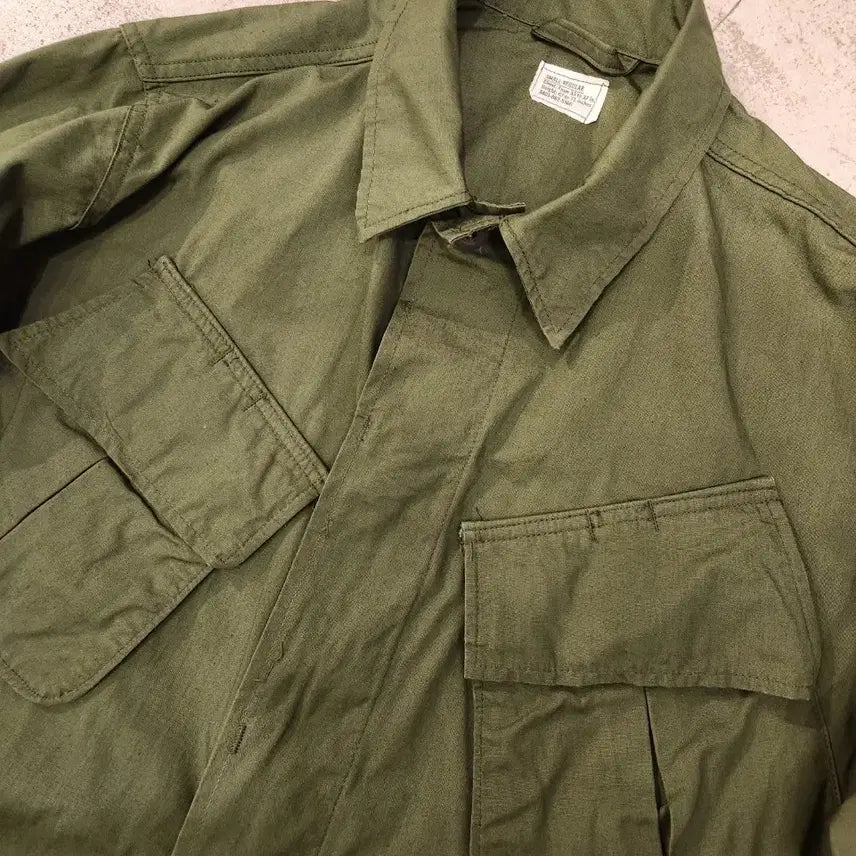 [BUNJANG] US Army 1960s Jungle Fatigue Jacket / 60s 미군 정글 퍼티그 jungle fatigue
