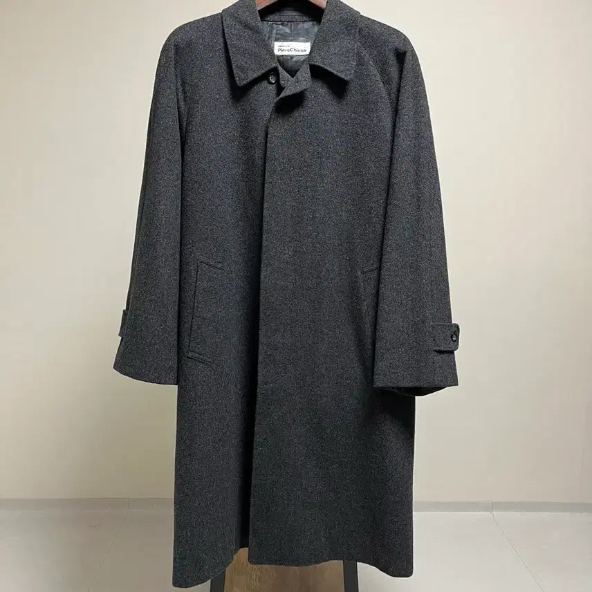[BUNJANG] Piero Chiesa Cashmere Blend Balmacaan Coat / 울캐시미어 발마칸 코트