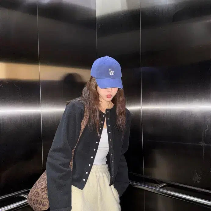 [BUNJANG] Frost J Fleece Jacket Black / 프로스트제이 플리스자켓 블랙