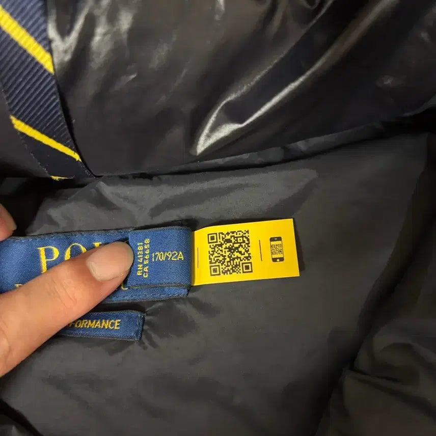 [BUNJANG] Polo Ralph Lauren Gotham Duck Down Padded Jacket / 폴로 랄프로렌 고햄 덕다운 유광 패딩