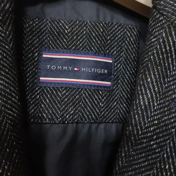 [BUNJANG] Tommy Hilfiger Herringbone Coat (Navy) Men&