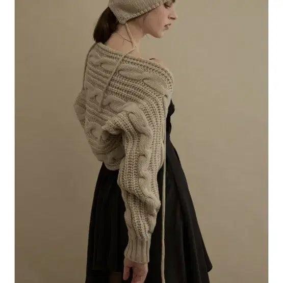 [BUNJANG] 3.1 Phillip Lim Cable Wool Bolero Cardigan / 쓰리타임즈 케이블 울 볼레로 21fw