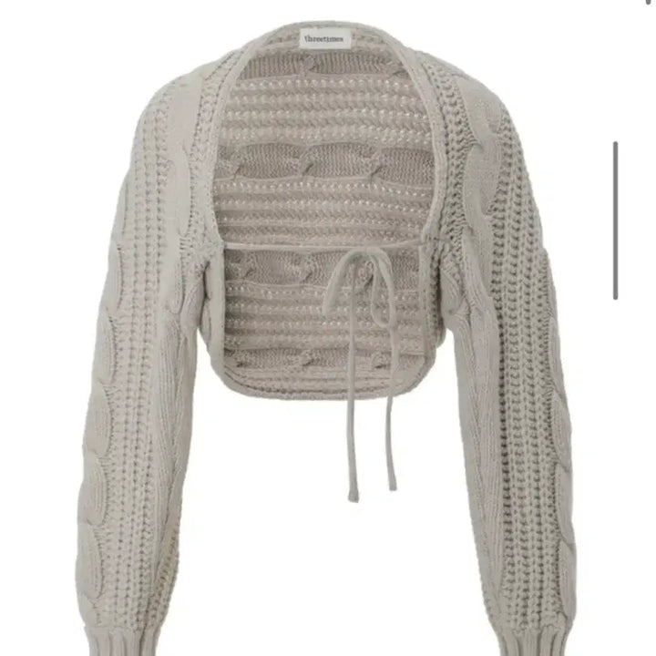 [BUNJANG] 3.1 Phillip Lim Cable Wool Bolero Cardigan / 쓰리타임즈 케이블 울 볼레로 21fw