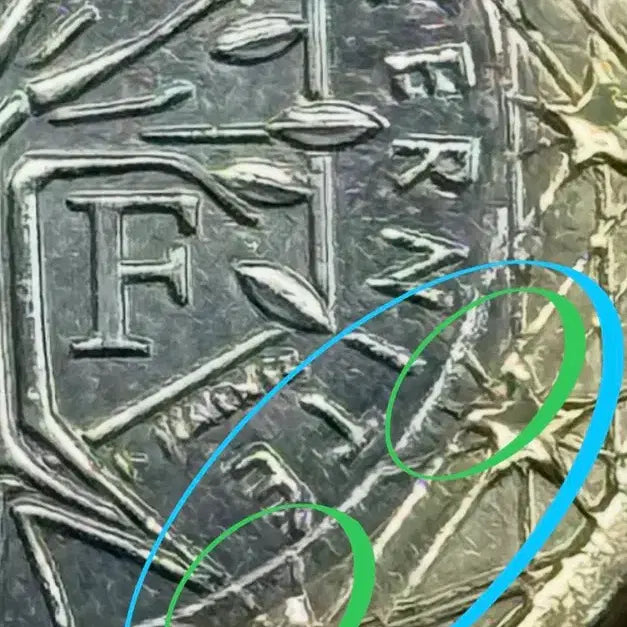 [BUNJANG] 2002 French 1 Euro Bimetallic Error Coin / 2002년 프랑스 1유로바이메탈 에러주화