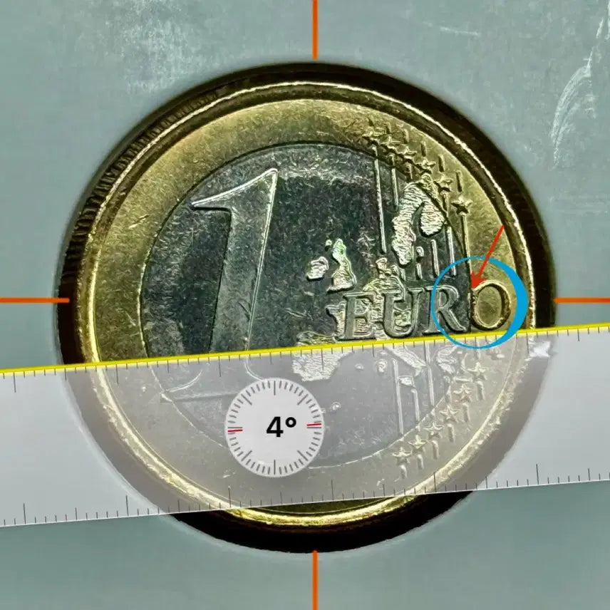 [BUNJANG] 2002 French 1 Euro Bimetallic Error Coin / 2002년 프랑스 1유로바이메탈 에러주화