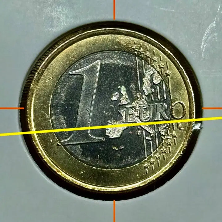 [BUNJANG] 2002 French 1 Euro Bimetallic Error Coin / 2002년 프랑스 1유로바이메탈 에러주화