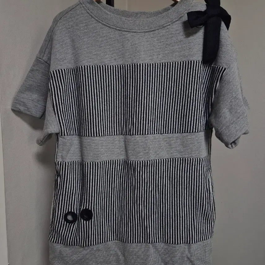 [BUNJANG] Lucky Chouette Striped T-Shirt / 럭키슈에뜨 티셔츠