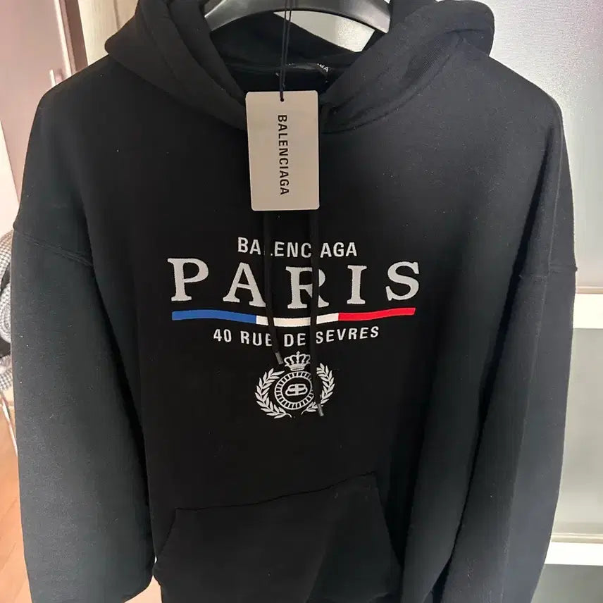 [BUNJANG] Balenciaga Paris Flag Hoodie / 발렌시아가 후드티