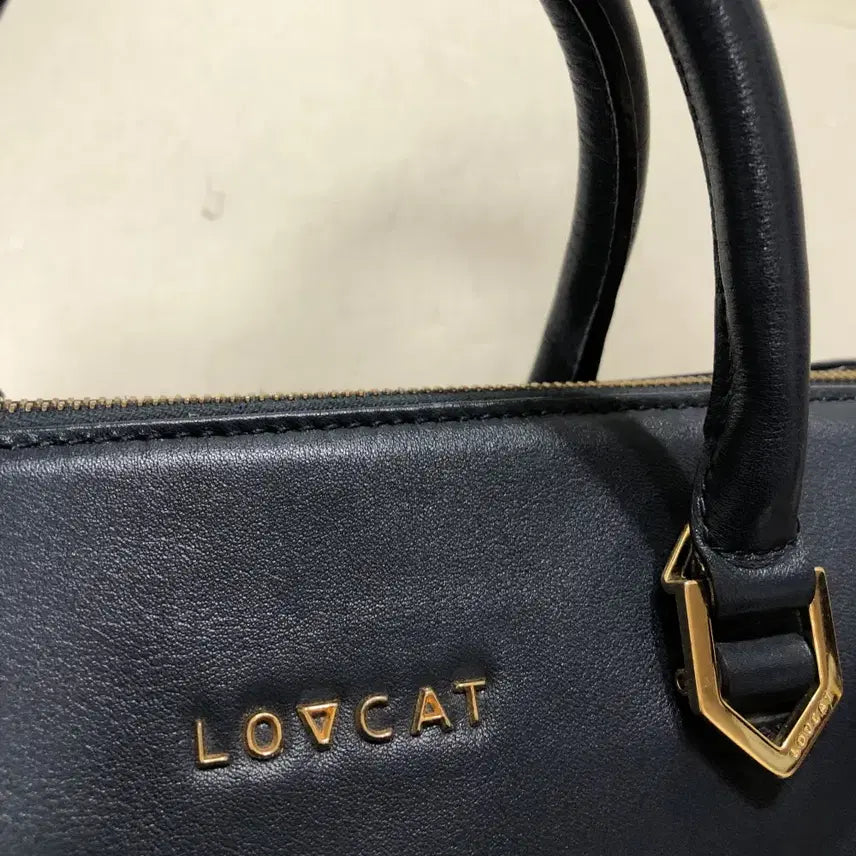 [BUNJANG] Lovecat Leather Shoulder Bag / 러브캣 가죽 숄더백@9925