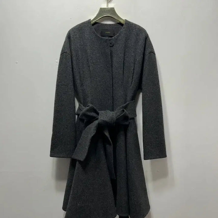 [BUNJANG] JIGOTT Wool Belted Coat - Gray - S / JIGOTT 지고트 울 벨티드 코트 그레이 S