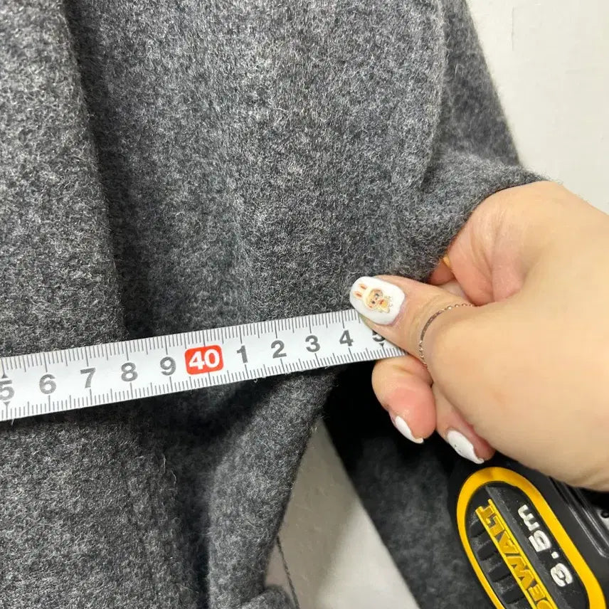 [BUNJANG] JIGOTT Wool Belted Coat - Gray - S / JIGOTT 지고트 울 벨티드 코트 그레이 S