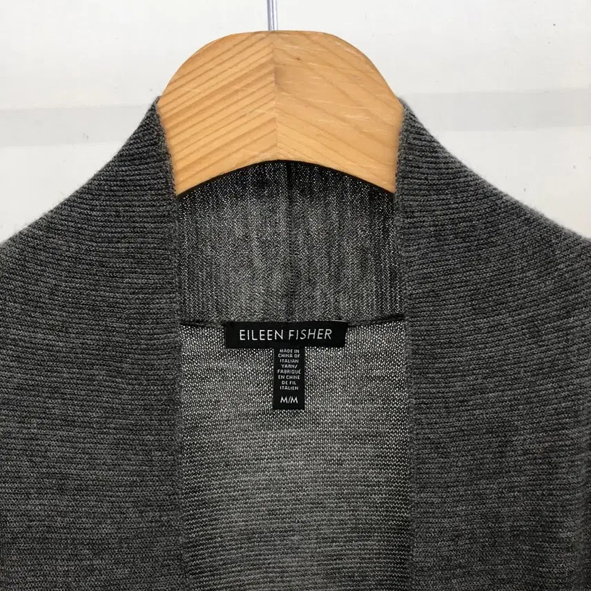 [BUNJANG] Eileen Fisher Merino Wool Open Cardigan / 미국 에일린피셔 메리노울100 가디건 M