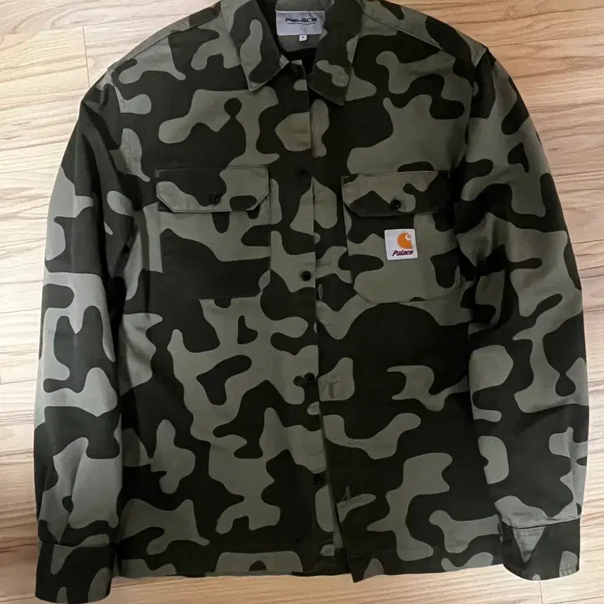 [BUNJANG] Palace x Carhartt WIP Camo Shirt / 팔라스 X 칼하트 WIP 셔츠 그린 카모