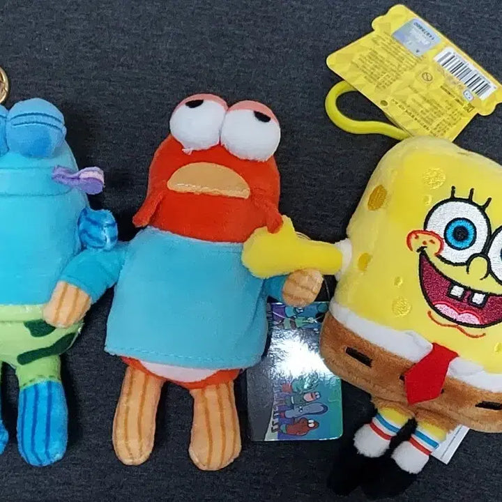 [BUNJANG] Spongebob Squarepants Bikini Bottom Characters Keyring Set / 스폰지밥 비키니시티 주민들키링 4종
