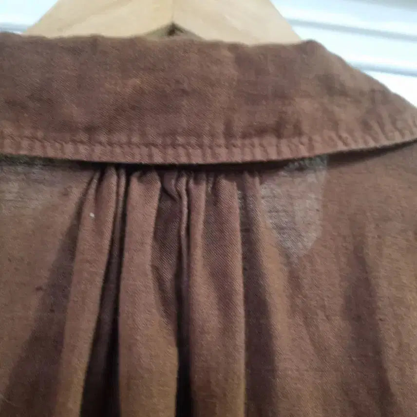 [BUNJANG] Summer Brown Linen Long Dress / 여름 밤색. 마. 린넨. 롱원피스.   깨끗해요. 가슴단면