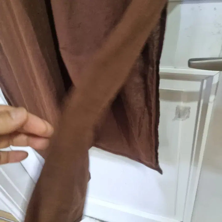 [BUNJANG] Summer Brown Linen Long Dress / 여름 밤색. 마. 린넨. 롱원피스.   깨끗해요. 가슴단면