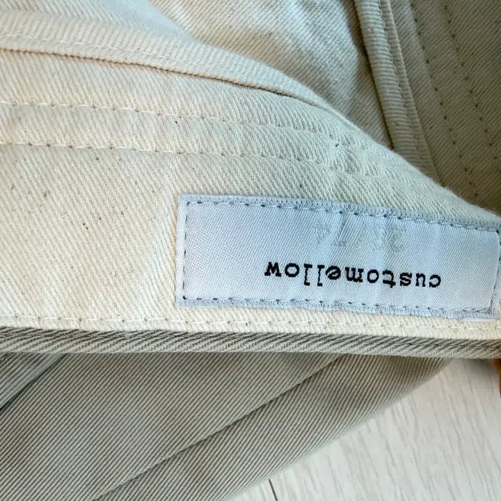 [BUNJANG] Customellow Beige Belted Pants / Customellow 베이지 벨트 바지 74-85