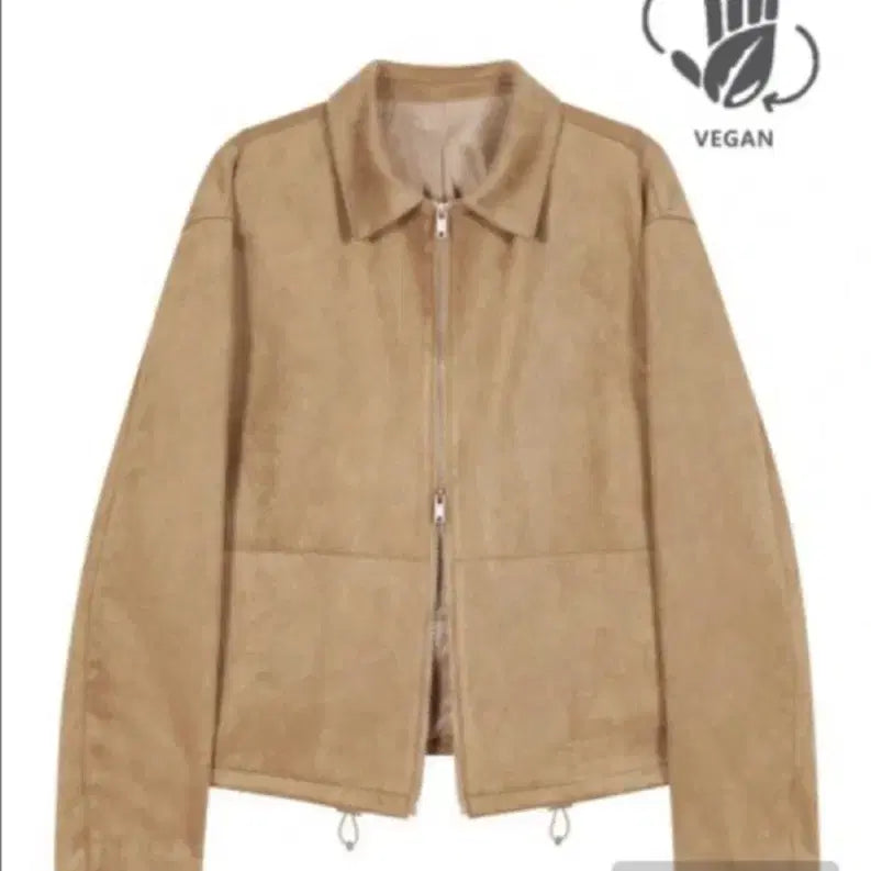 [BUNJANG] Suede Bomber Jacket / 스웨이드자켓 블루종