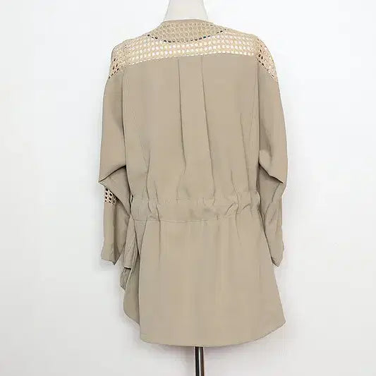 [BUNJANG] S. Hanseom Time Perforated Zip-up Jacket / S . 한섬타임 집업 펀칭자켓