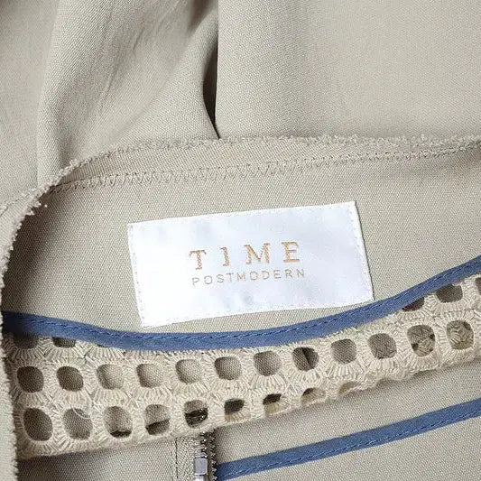 [BUNJANG] S. Hanseom Time Perforated Zip-up Jacket / S . 한섬타임 집업 펀칭자켓