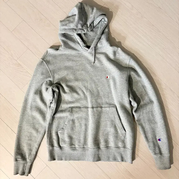 [BUNJANG] Champion Gray Hoodie / 챔피온 회색 후드티