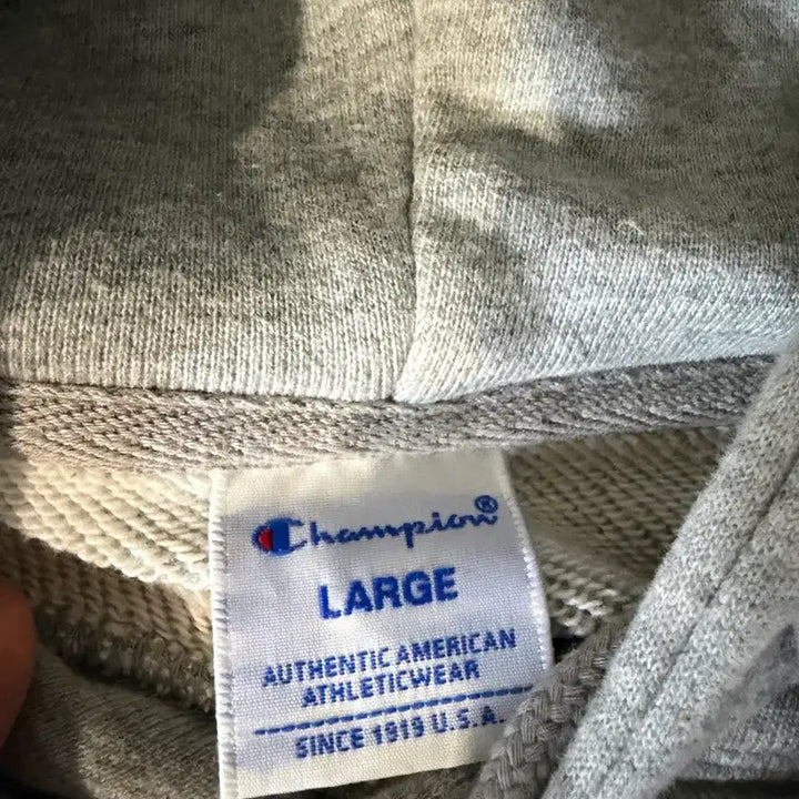[BUNJANG] Champion Gray Hoodie / 챔피온 회색 후드티