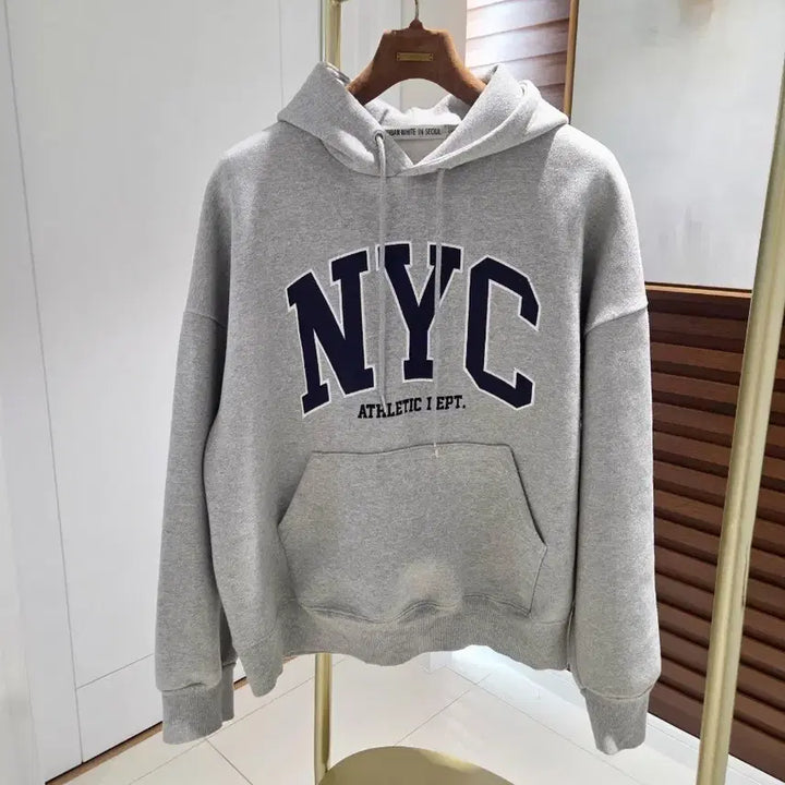[BUNJANG] Urban White in Seoul Gray Hoodie / (어반화이트인서울) 남성 그레이 후드티