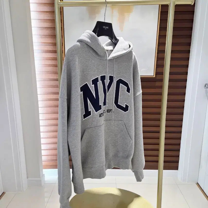[BUNJANG] Urban White in Seoul Gray Hoodie / (어반화이트인서울) 남성 그레이 후드티