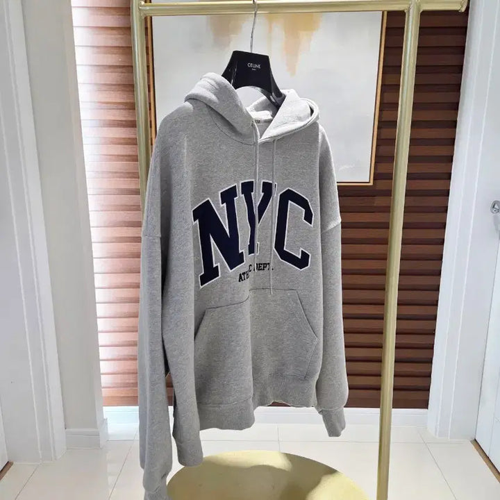 [BUNJANG] Urban White in Seoul Gray Hoodie / (어반화이트인서울) 남성 그레이 후드티