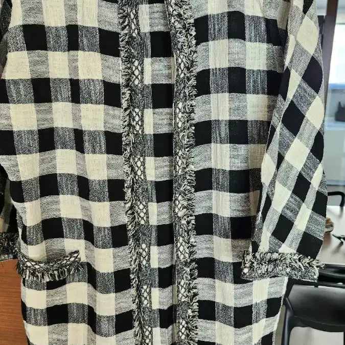 [BUNJANG] Rookie Bird Check Pattern Cardigan / 루키버드 마.  아우터