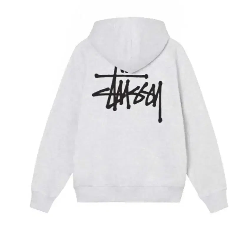 [BUNJANG] Stussy Hoodie Gray/Black / (정품/새상품 ) 스투시 후드티 그레이/블랙