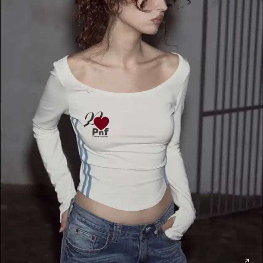[BUNJANG] Please No Follow Baylin Velvet Heart Top / 플리즈노팔로우 baylin velvet heart top