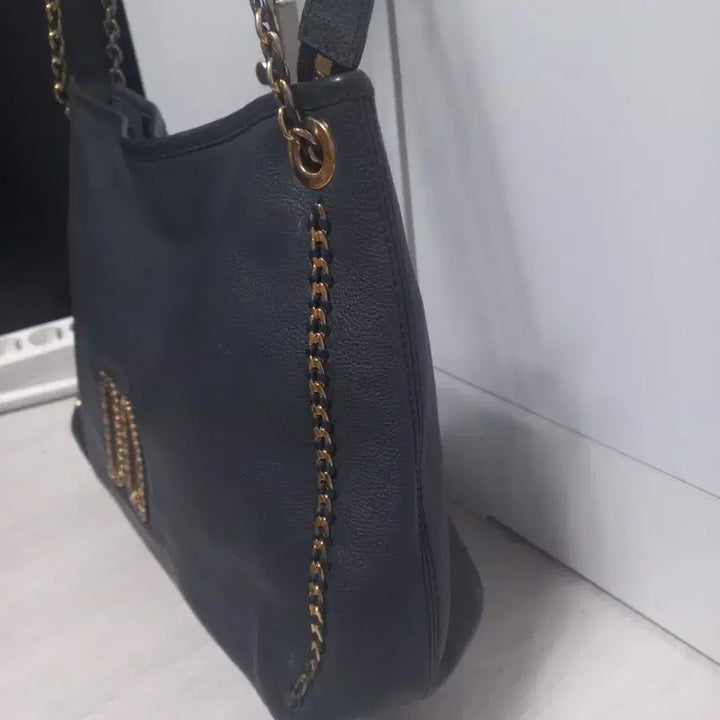[BUNJANG] Daks DD Line Shoulder Bag - Charcoal / 닥스 DD라인 숄더백. 챠콜