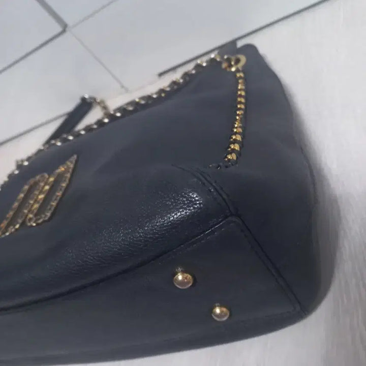 [BUNJANG] Daks DD Line Shoulder Bag - Charcoal / 닥스 DD라인 숄더백. 챠콜