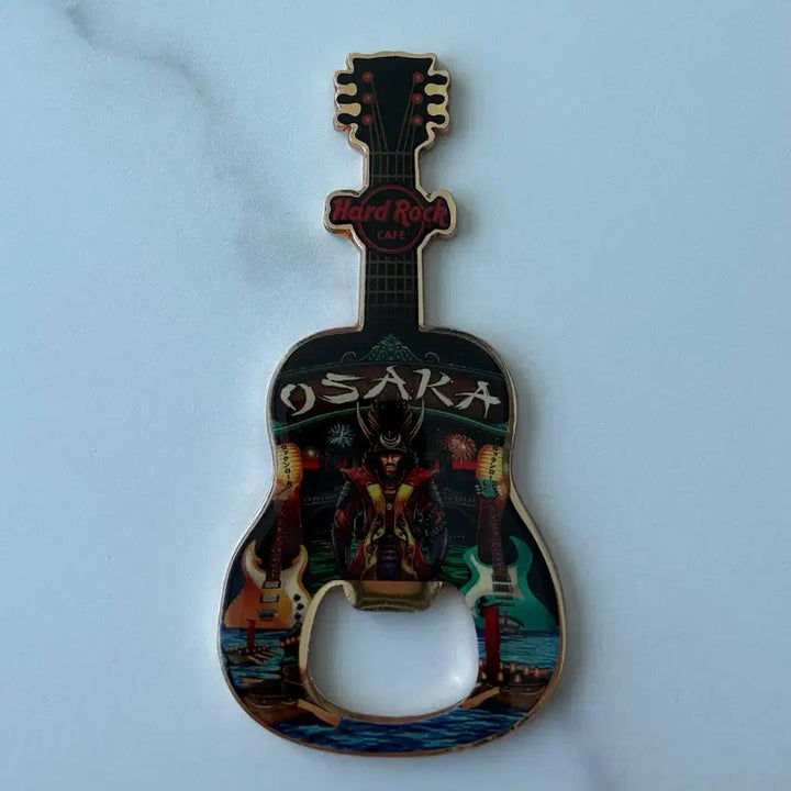 [BUNJANG] Hard Rock Cafe Osaka Guitar Bottle Opener Magnet / 일본 오사카 하드락 기타 오프너 마그넷