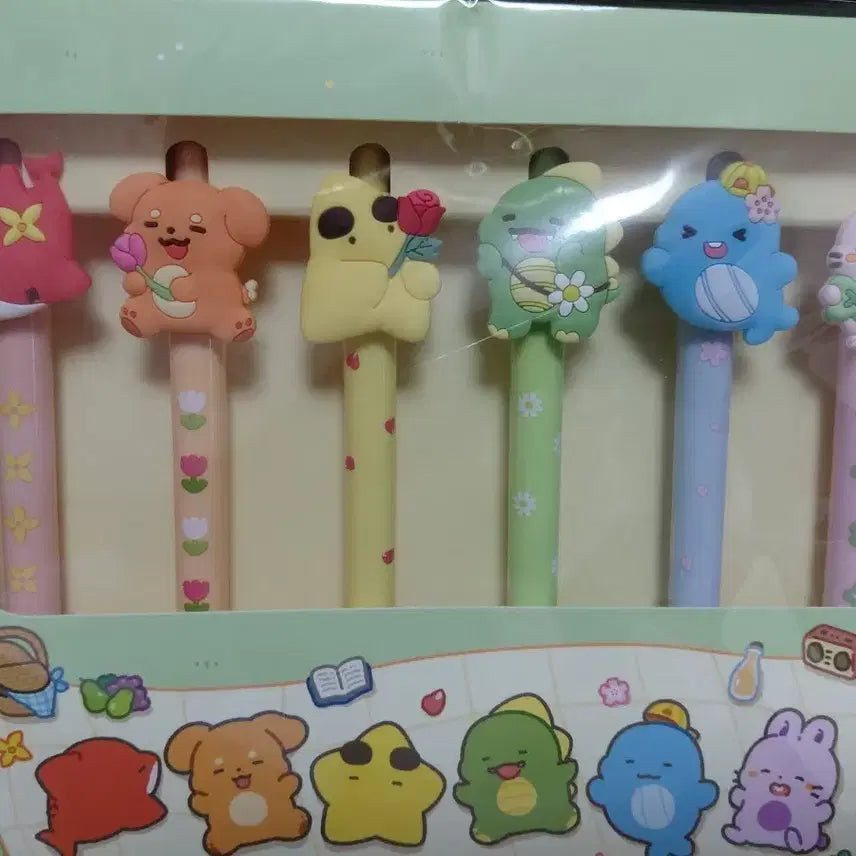 [SOLD OUT] 픽셀리 봄굿즈 볼펜 세트