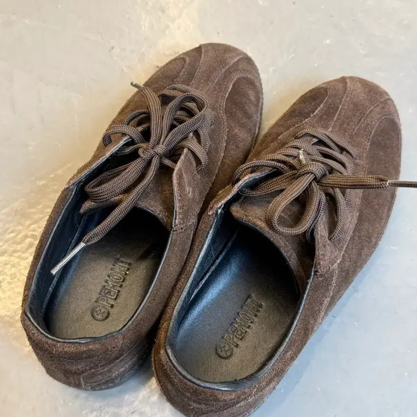 [BUNJANG] Paimont Brown Suede Dress Shoes / 페몬트 드레스 230