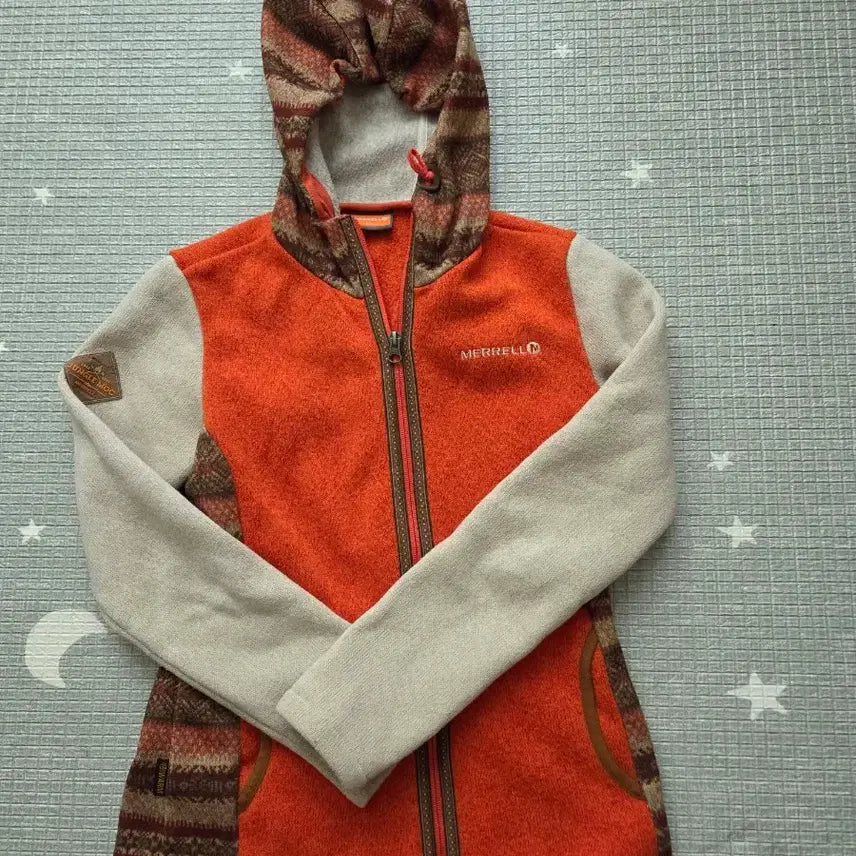[BUNJANG] Merrell Orange Hooded Sweater / 머렐 오렌지 스웨터 55(90)
