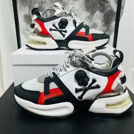 [BUNJANG] Philipp Plein Skull Sneakers (240-245) / (정품)필립플레인 스니커즈( 240-245)