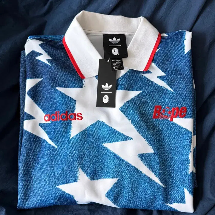 [BUNJANG] BAPE Adidas Long Sleeve Jersey XL / 베이프 아디다스 롱슬리브 져지 XL