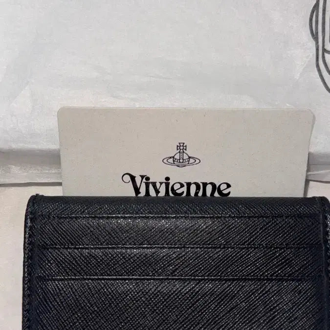 [BUNJANG] Vivienne Westwood Black Card Wallet / 비비안웨스트우드 블랙 카드지갑